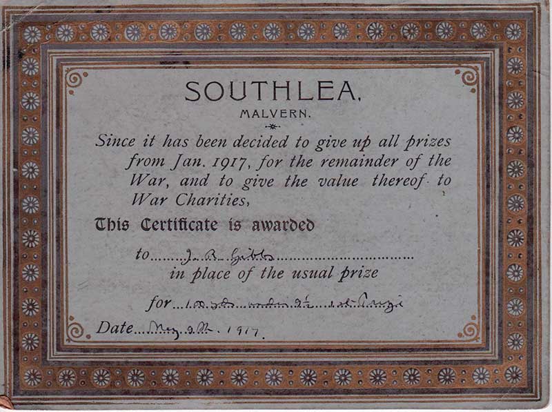 Sports day certificate