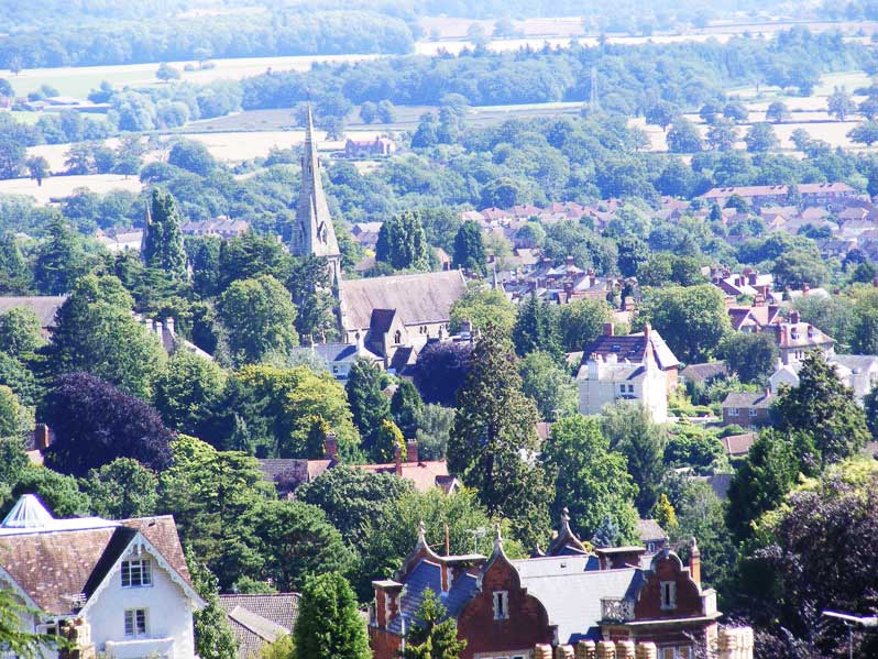 Looking towards Christchurch