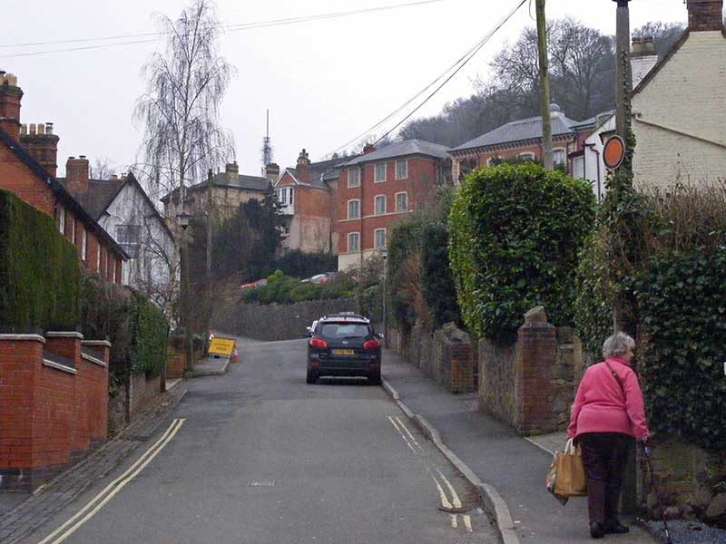 View up Bank Street