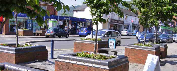 View of Barnards Green shops