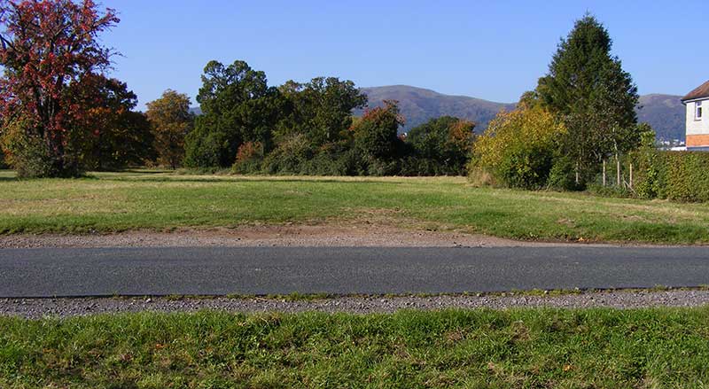 Site of easement into Chance Lane