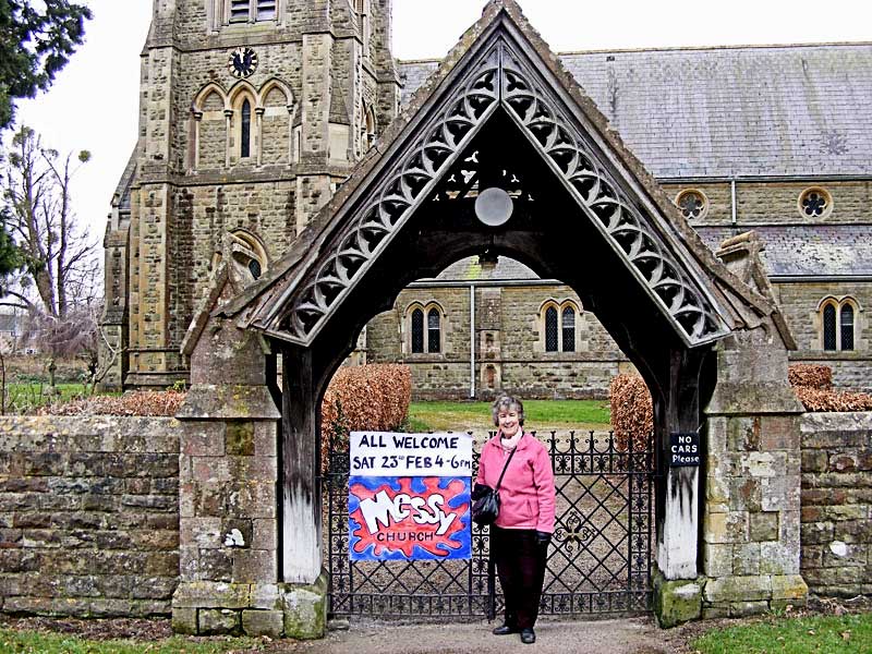 Lychgate of St Gabriels Hanley Swan