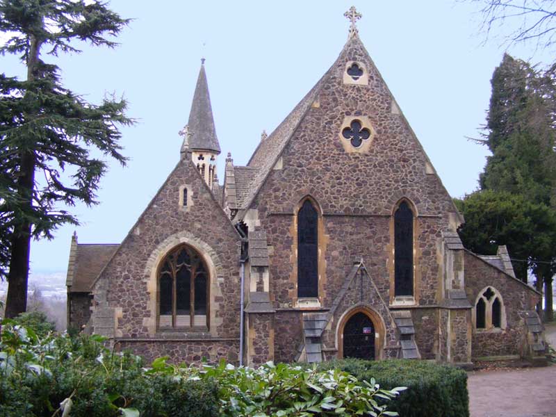 Holy Trinity, west wall