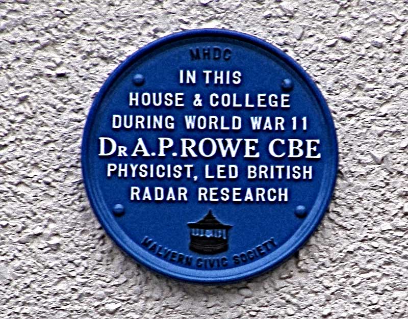 Plaque on Roslin House 2013