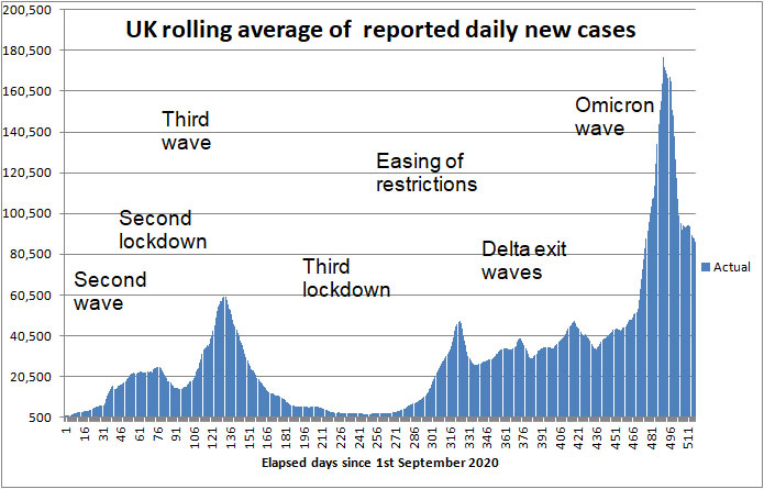 COVID daily new cases