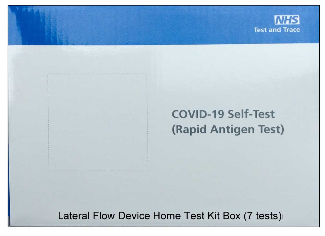 COVID LFD box