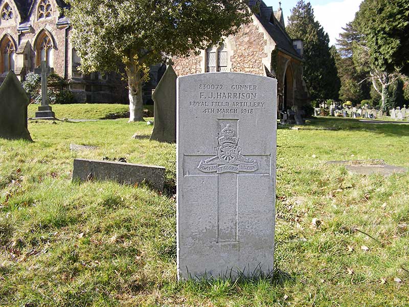 Grave of Francis Joseph Harrison
