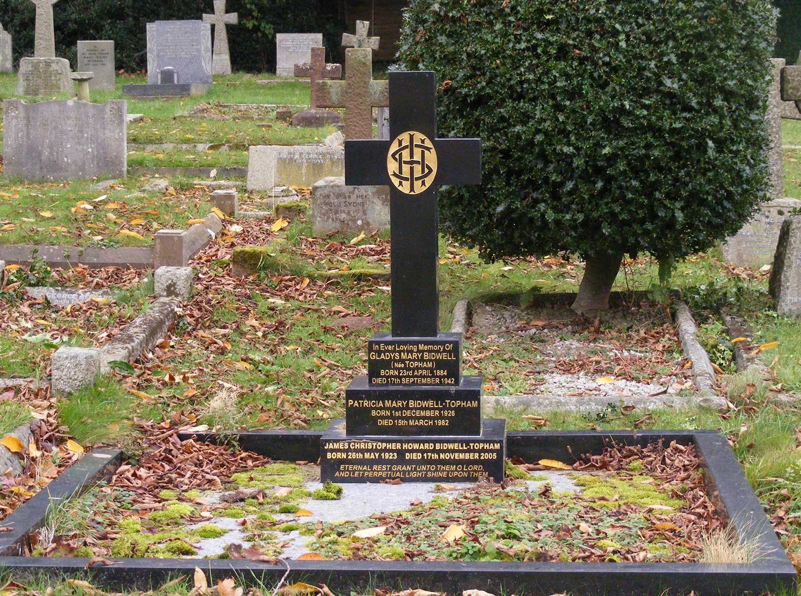 Bidwell Topham memorial