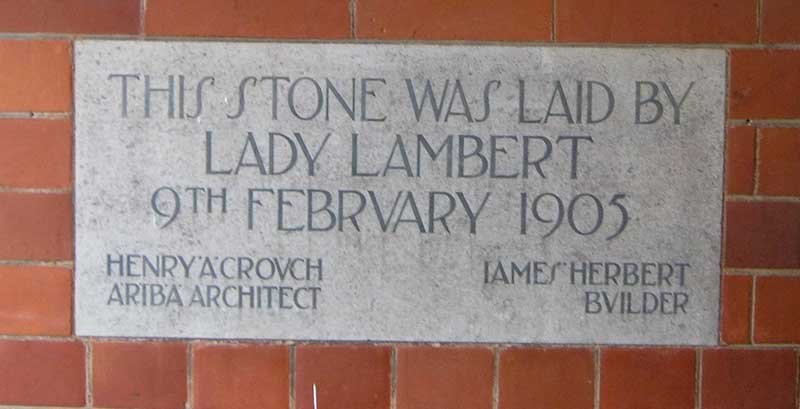 Foundation stone