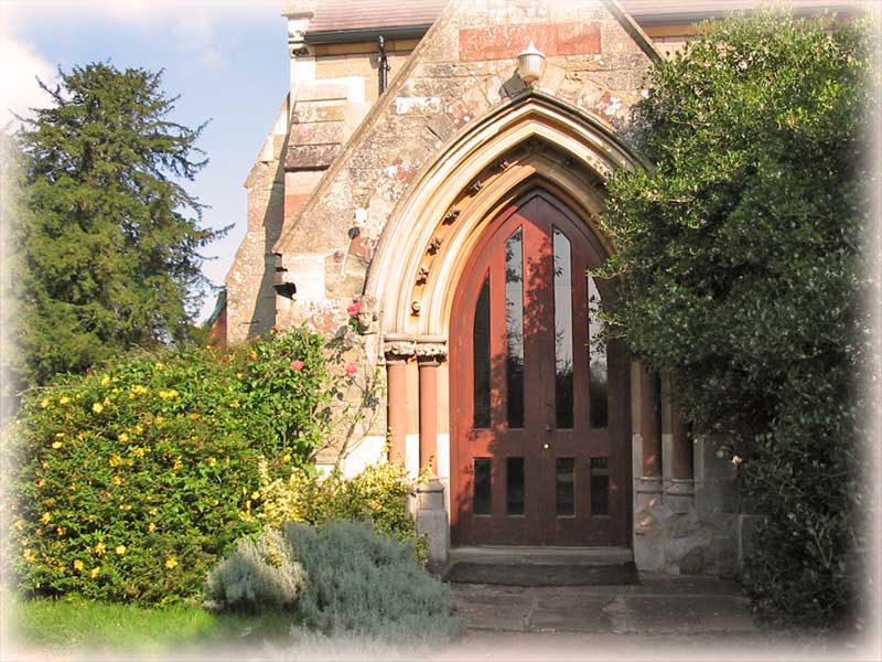 Madresfield church porch