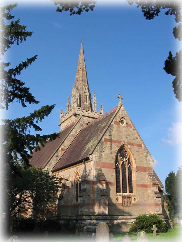 East end of Madresfield church