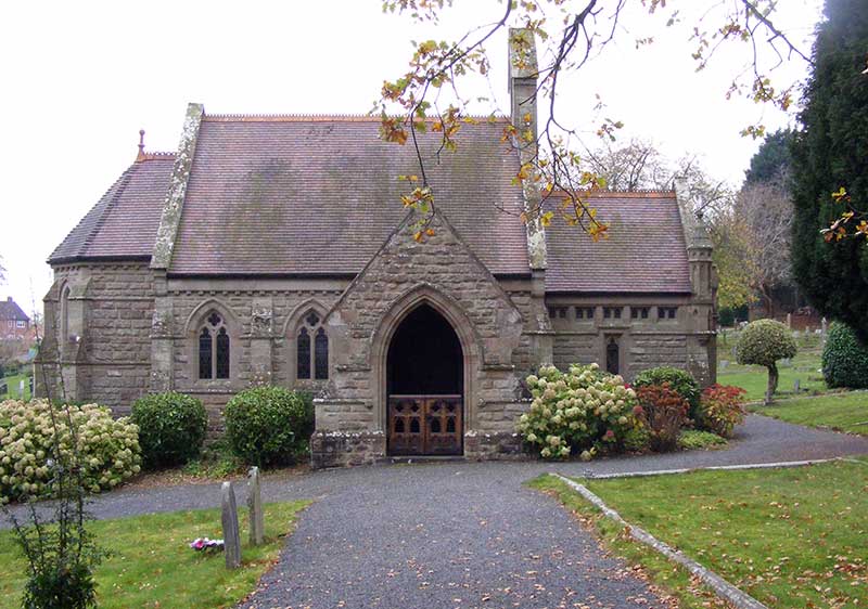 Malvern Wells cemetery chapel