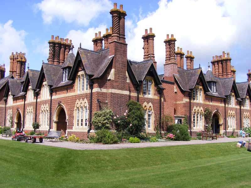 The chimneys of the alms-houses