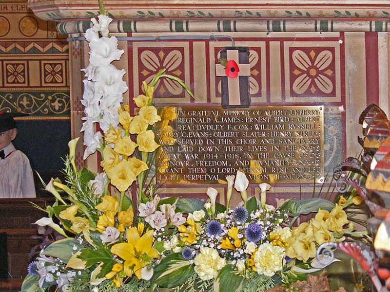 Choir boys' memorial