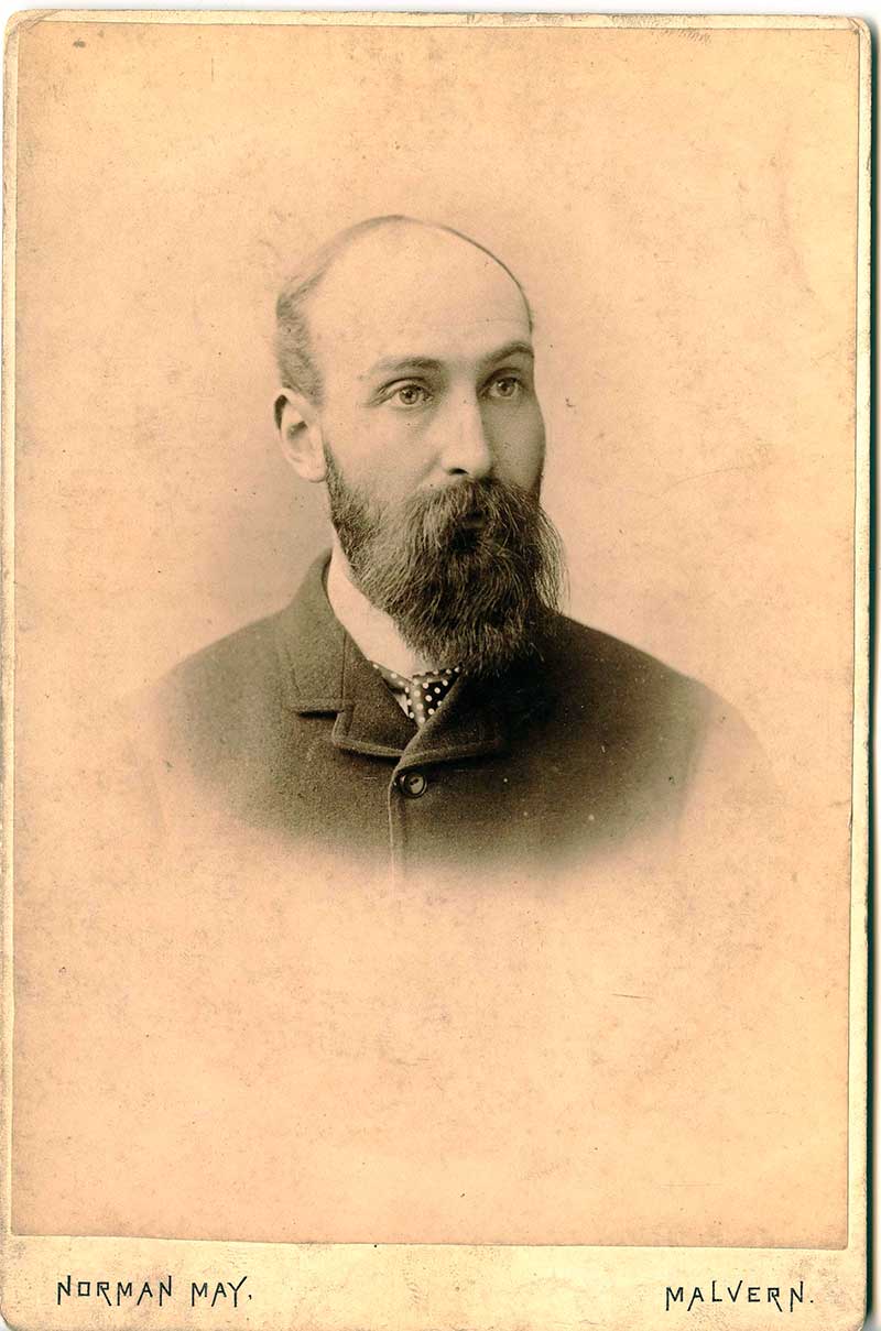 Portrait of a man by Norman May's studio