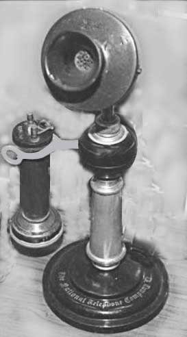 Candlestick NTC t telephone circa 1902