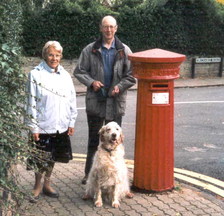 Victorian post box at top of Orchard Road