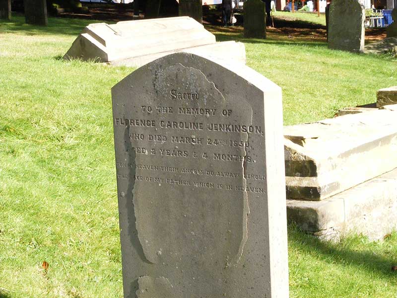 Headstone - Florence Caroline Jenkinson