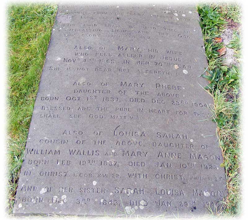 Grave of Rev Edward Palmer