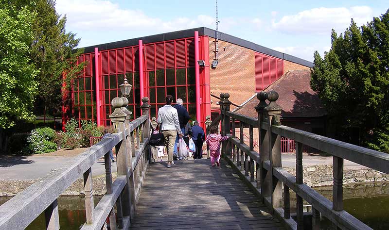 The Splash viewed from Priory Park