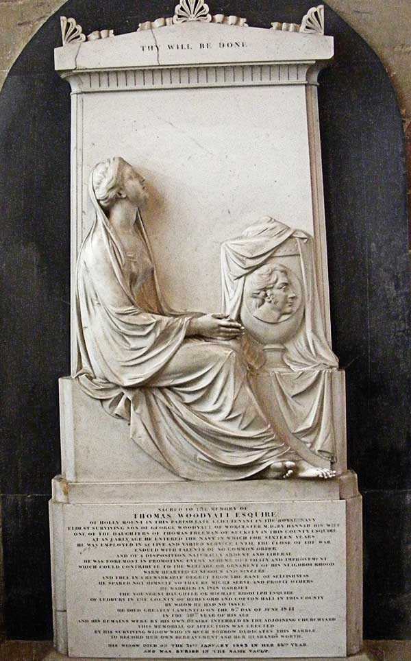 Memorial to Thomas Woodyatt died 1841