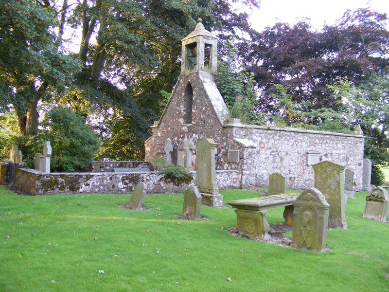 Chapel ruins at Quothquan