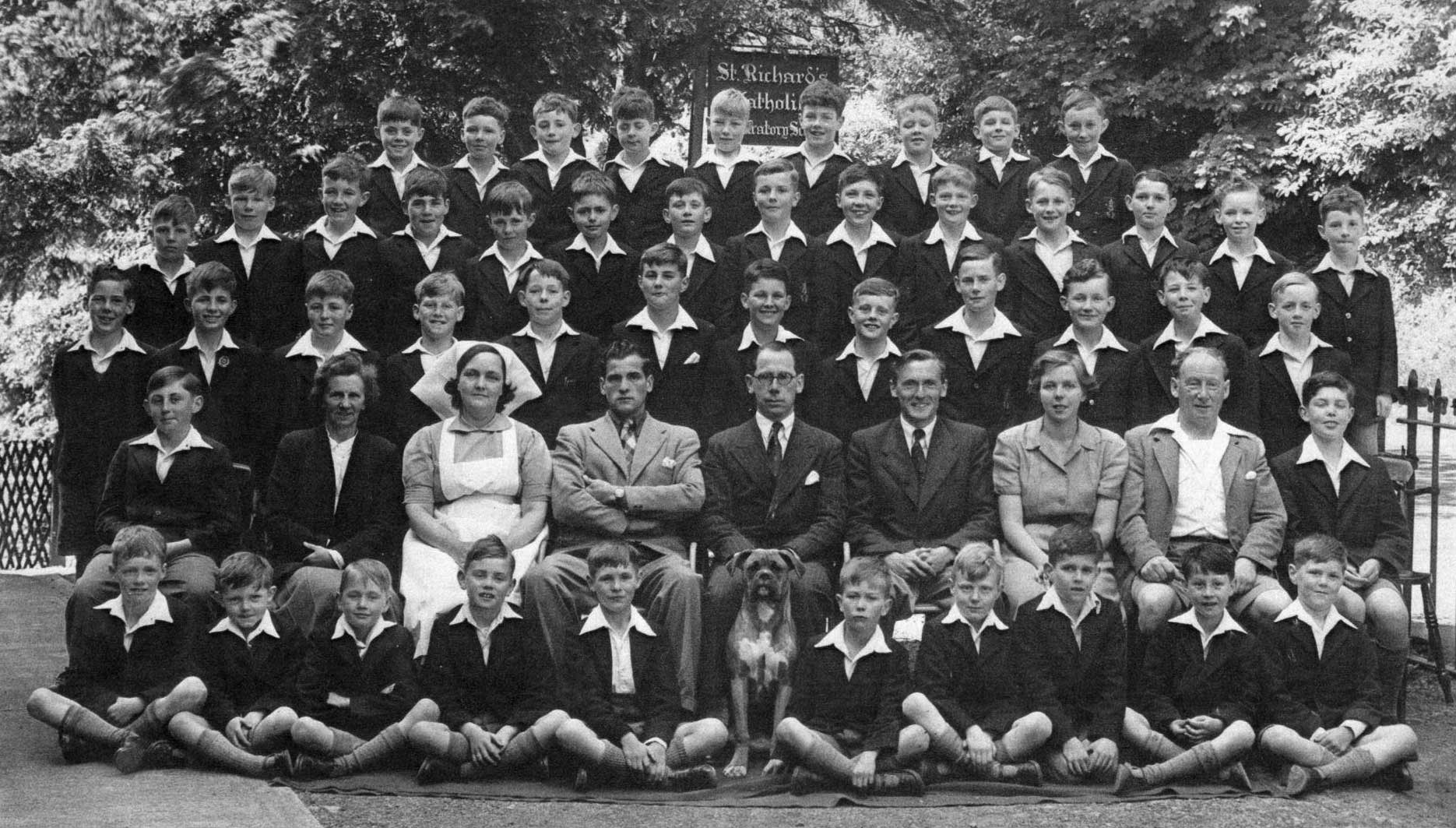 St Richard's school Little Malvern 1950